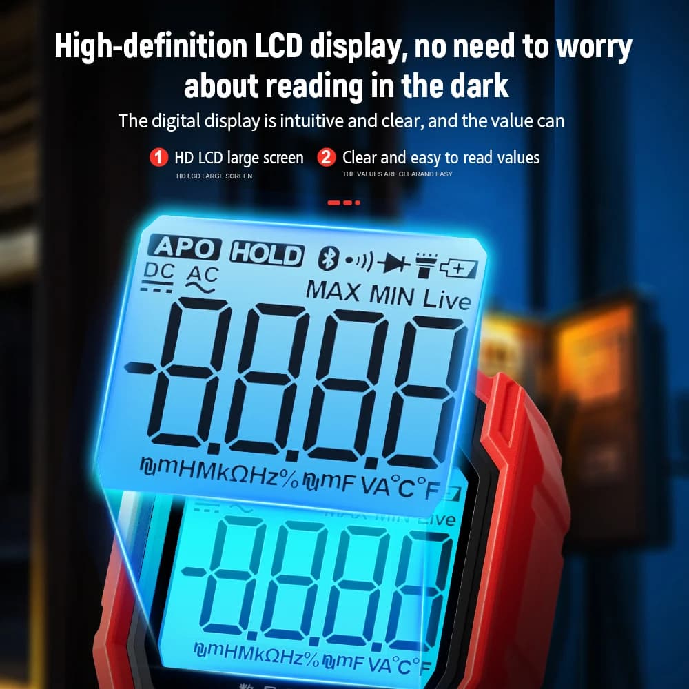 مولتی متر دیجیتال NOYAFA NF-628 | تستر 1000 ولت و 10 آمپر — تصویر ۶