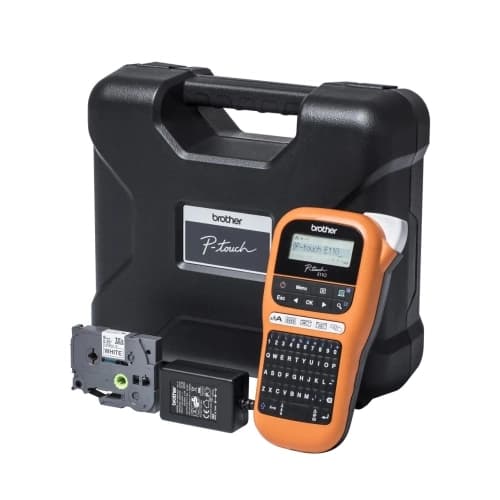 پرینتر لیبل زن اورجینال Brother PT-E110VP | لیبل زن کابل و شبکه — تصویر ۵