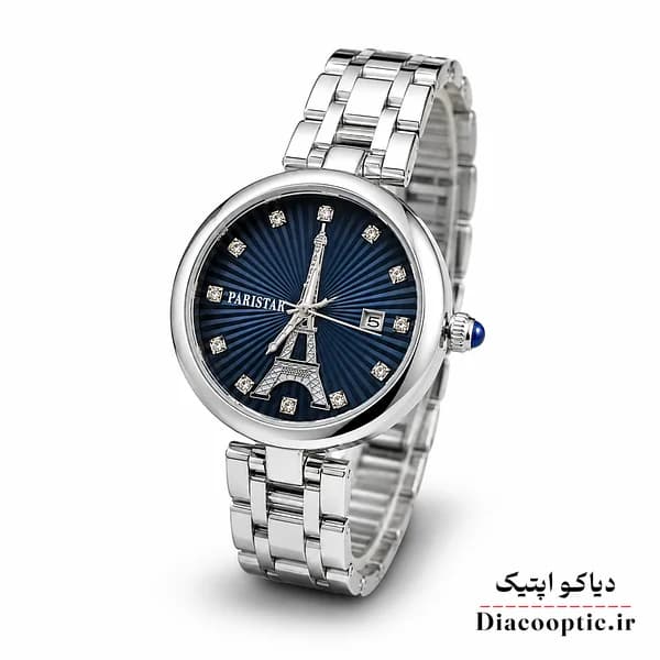 ساعت مچی زنانه برند Paristar مدل do1318 طرح ایفل — تصویر ۲