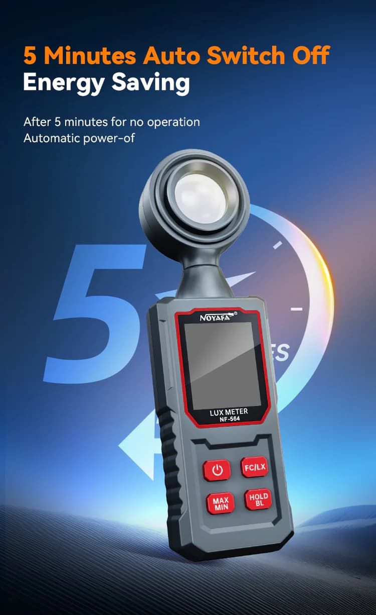 لوکس متر و نورسنج دیجیتال نویافا مدل NF-564 — تصویر ۷