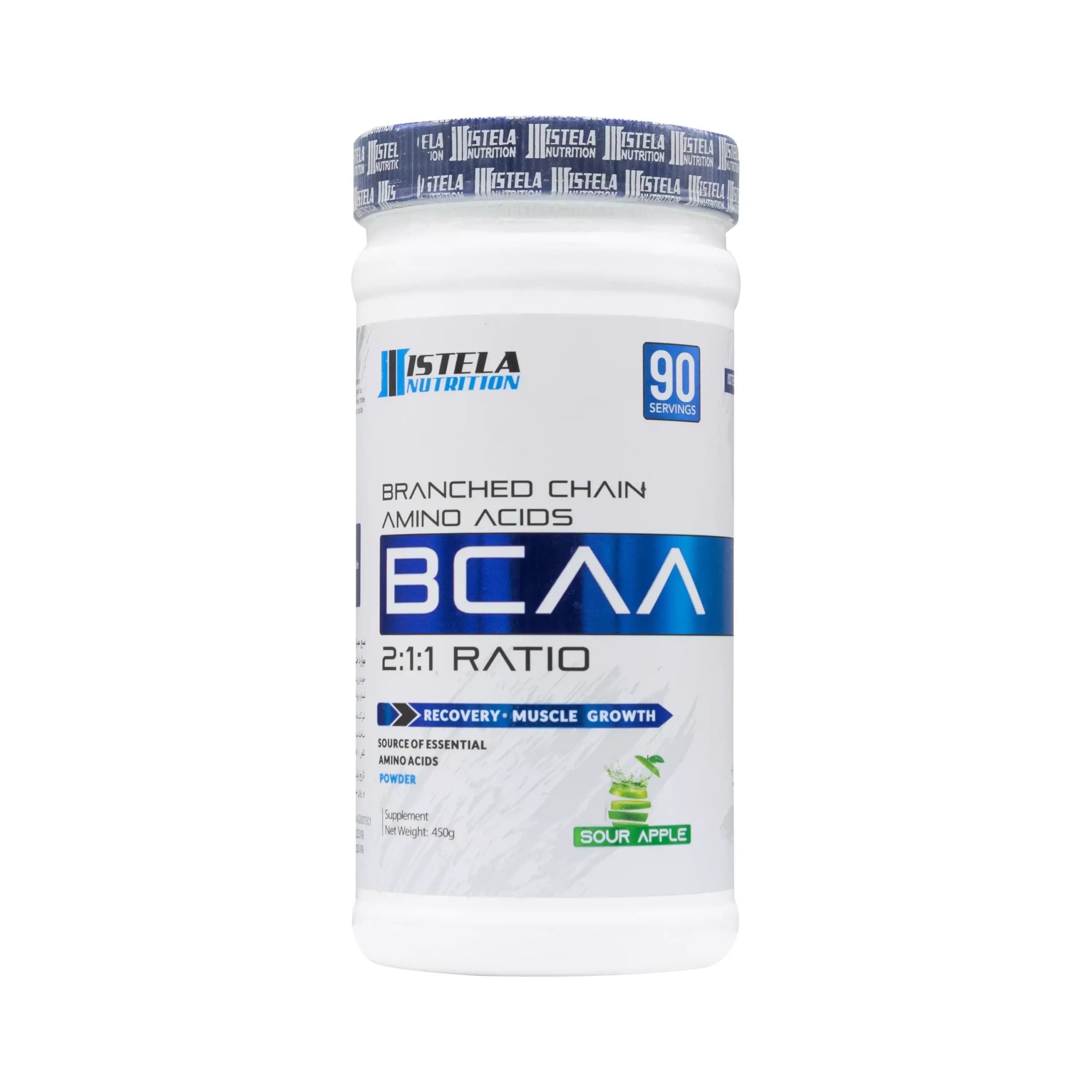 مکمل BCAA سیب ترش ۴۵۰ گرمی استلا