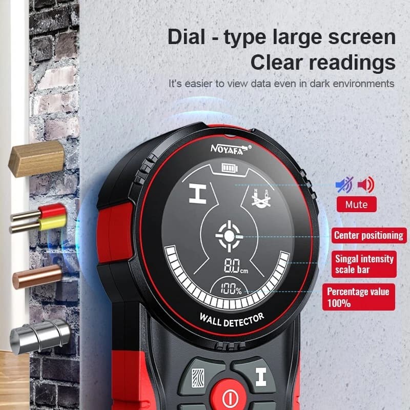 اسکنر دیوار و فلزیاب حرفه‌ای نویافا مدل NF-5102 — تصویر ۷