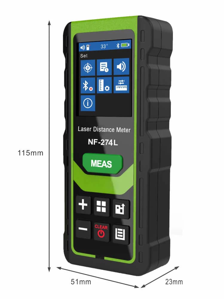 متر لیزری حرفه‌ای 100 متری نویافا مدل NOYAFA NF-274L — تصویر ۶