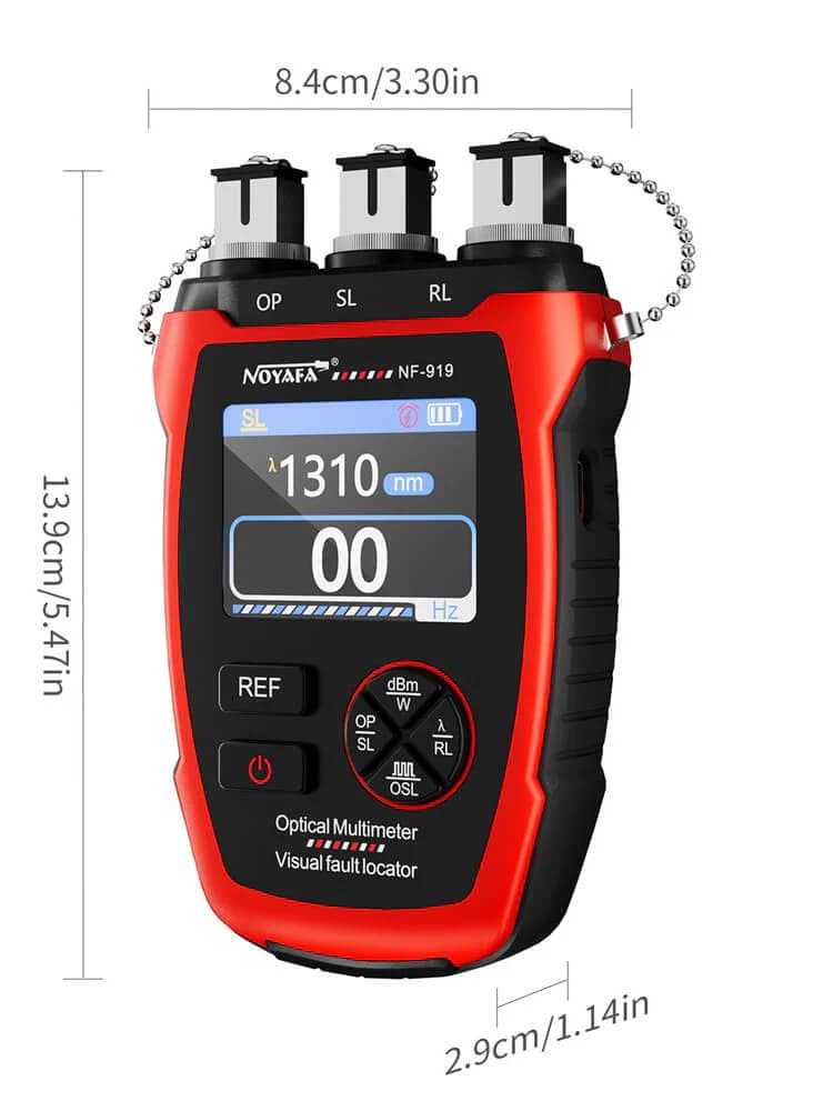 تستر فیبر نوری و شبکه نویافا مدل NOYAFA NF-919 — تصویر ۶
