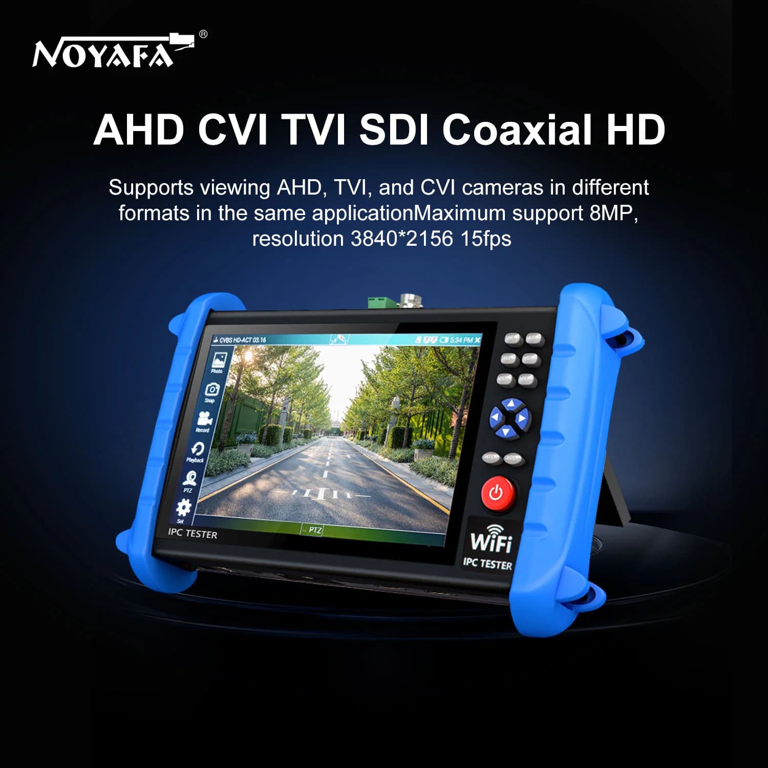 تستر دوربین مداربسته و شبکه نویافا مدل NOYAFA NF-IPC722ATCHS — تصویر ۲