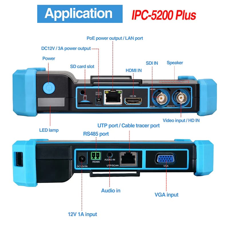تستر دوربین مداربسته و شبکه نویافا مدل NOYAFA NF-IPC715 — تصویر ۳