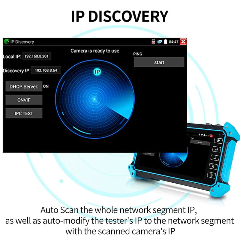 تستر دوربین مداربسته و شبکه نویافا مدل NOYAFA NF-IPC715 — تصویر ۵