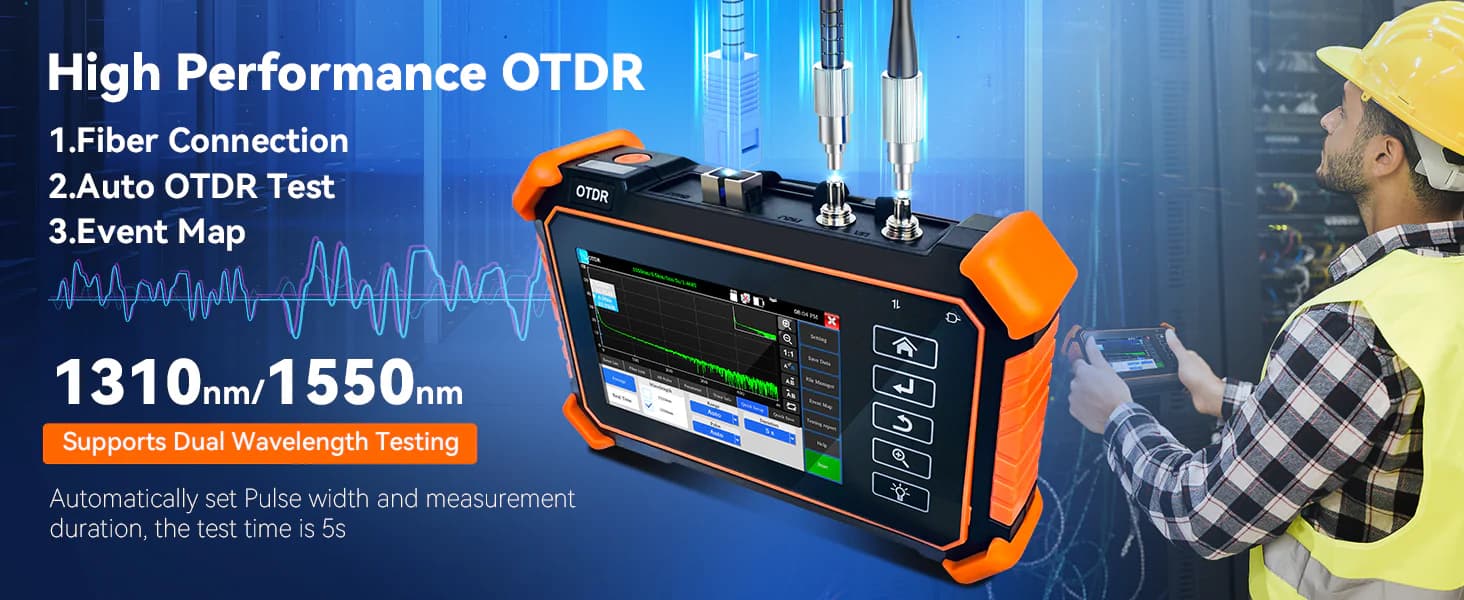 تستر فیبر نوری حرفه‌ای نویافا مدل NOYAFA NF-983 Multi-Function OTDR — تصویر ۸