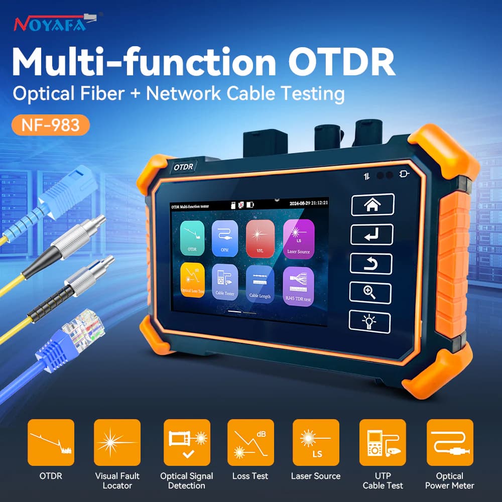 تستر فیبر نوری حرفه‌ای نویافا مدل NOYAFA NF-983 Multi-Function OTDR