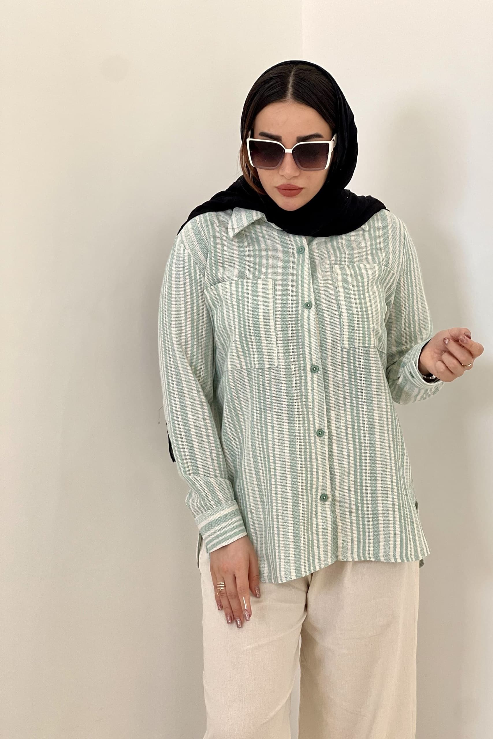 شومیز و شلوار لینن — تصویر ۶