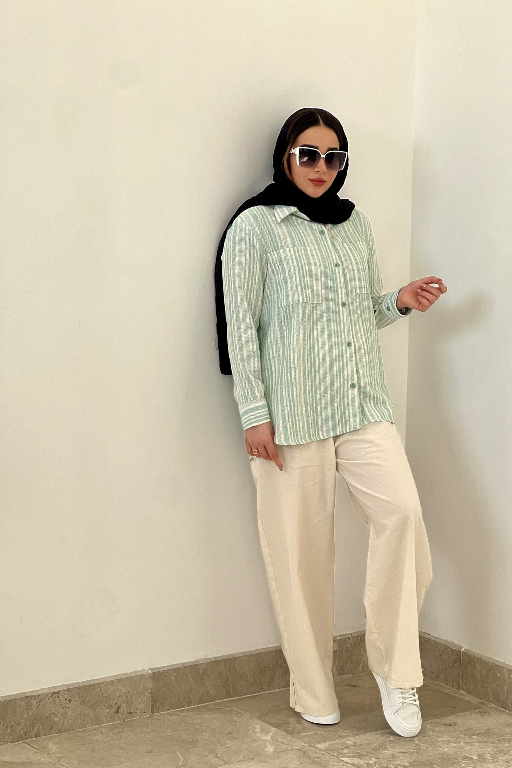شومیز و شلوار لینن — تصویر ۳