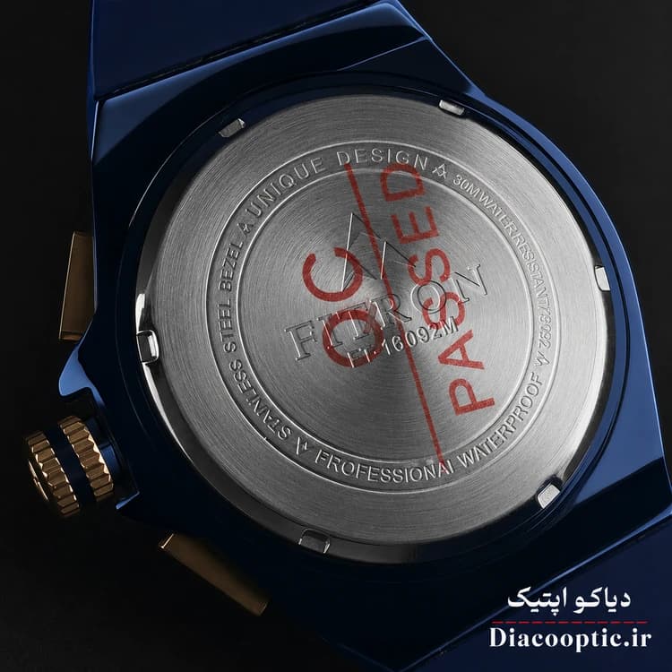 ساعت مچی مردانه برند فیترون سه موتور مدل Do1305 بند رابر — تصویر ۷