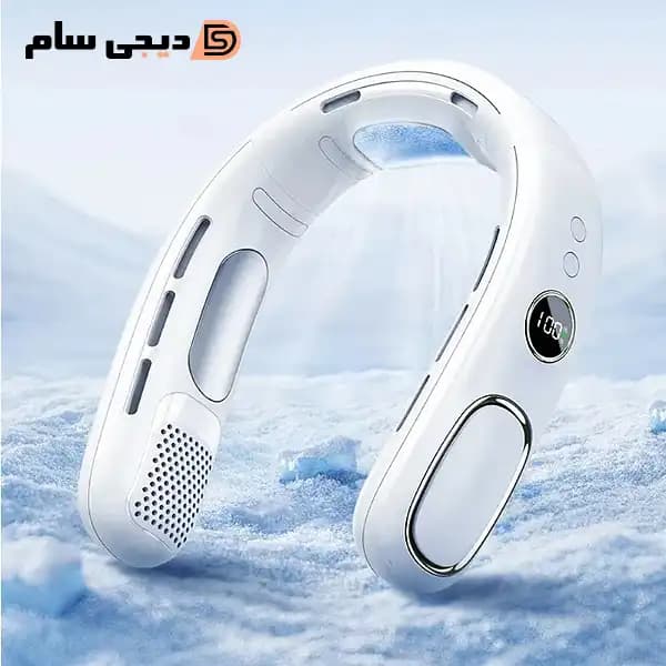 پنکه گردنی مدل Cold Compress Neck Fan 2026 ظرفیت 4000 میلی آمپر ساعت — تصویر ۲