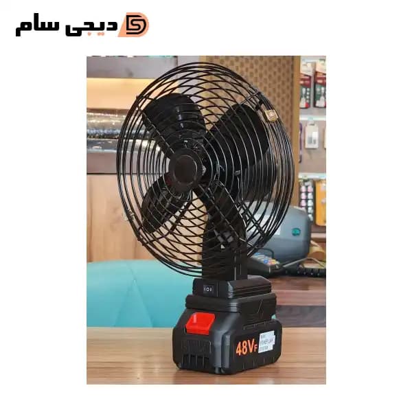 پنکه شارژی فلزی نوا مدل ZL-08 — تصویر ۳