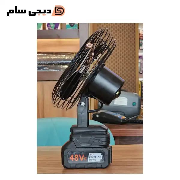 پنکه شارژی فلزی نوا مدل ZL-08 — تصویر ۴