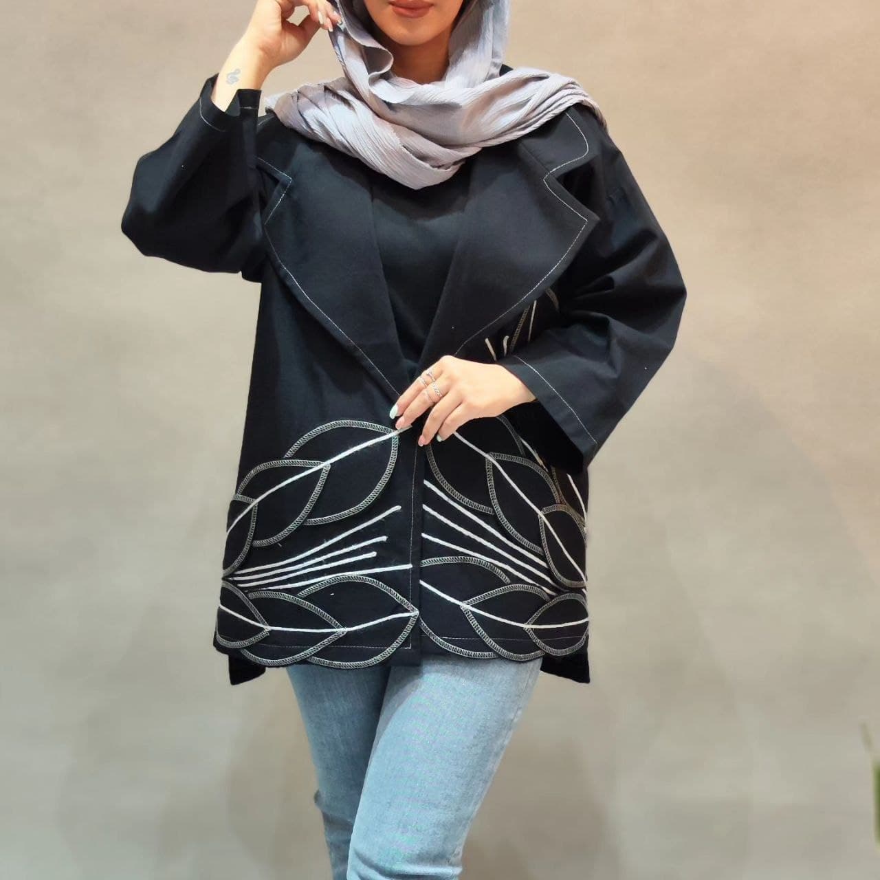 کت لینن گلدوزی — تصویر ۲