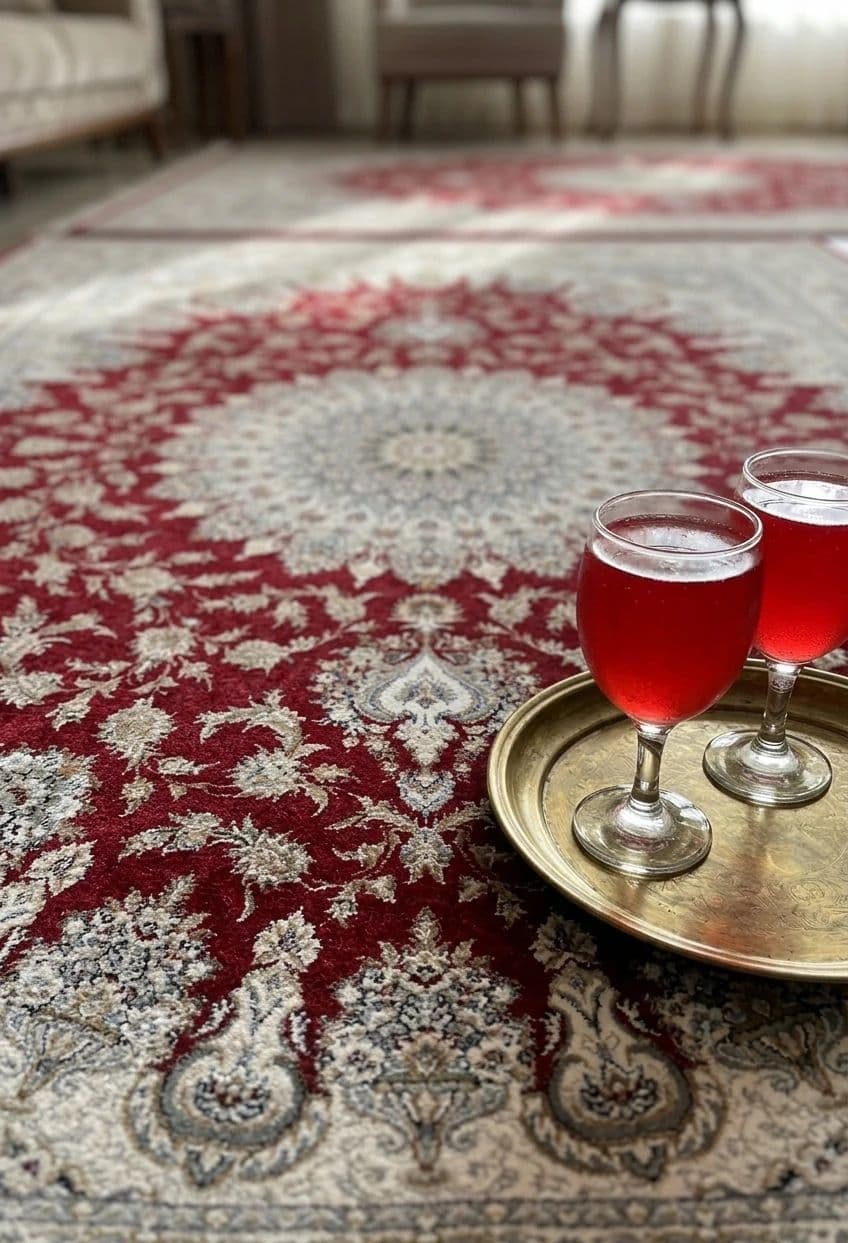 فرش 1500 شانه نقشه روژان لاکی — تصویر ۲