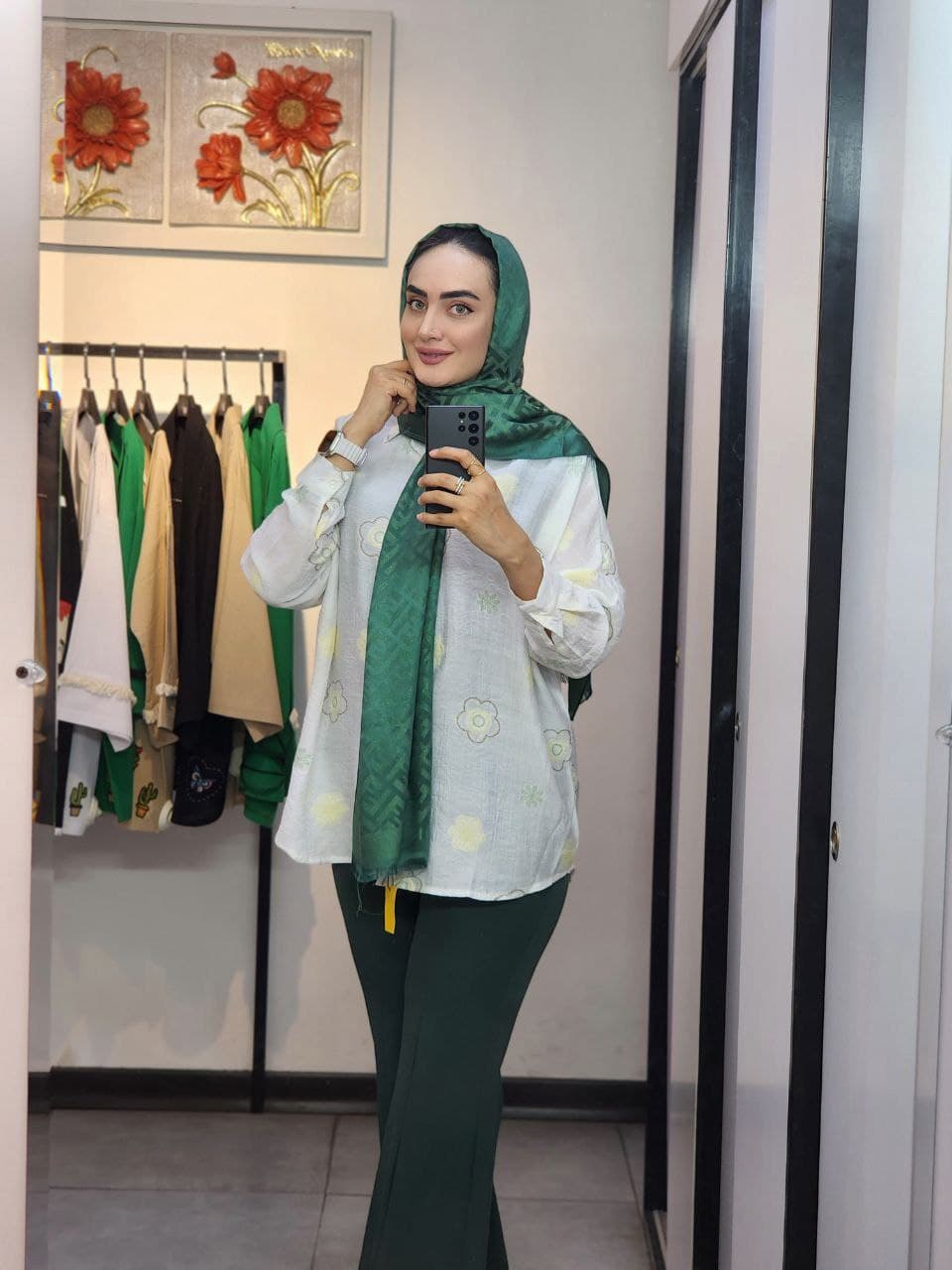 تونیک نخی گلدار — تصویر ۲