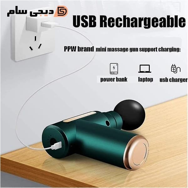 ماساژور تفنگی شارژی مدل XL-720 — تصویر ۷