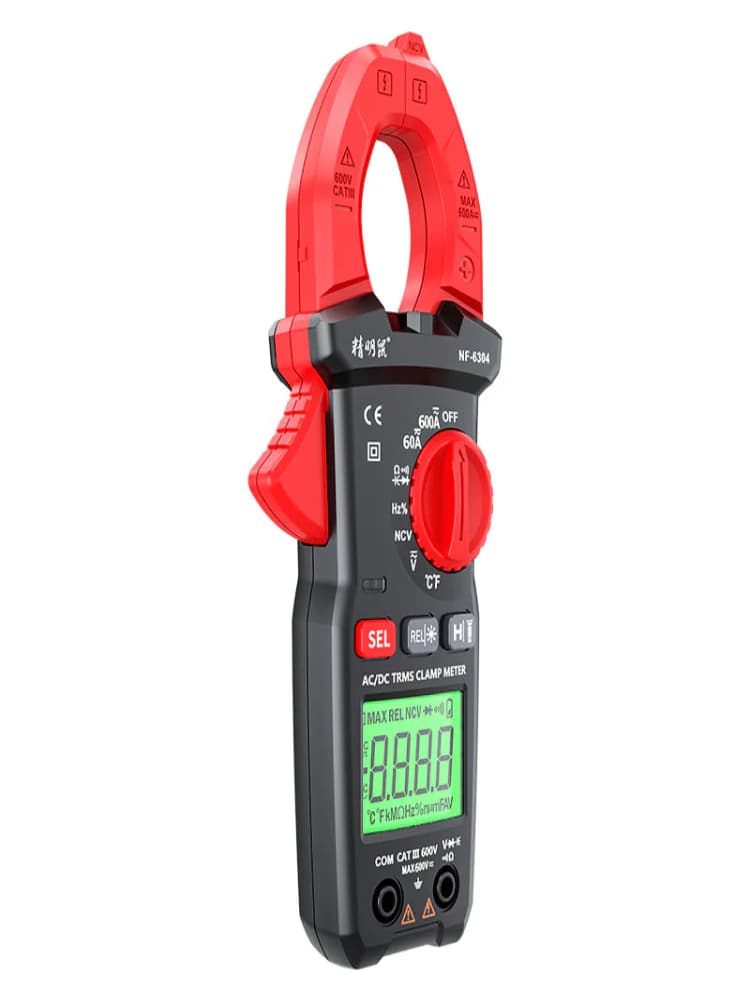 مولتی متر کلمپی AC/DC نویافا مدل NF-6304 – حرفهای و چندکاره – باگارانتی12ماهه — تصویر ۳