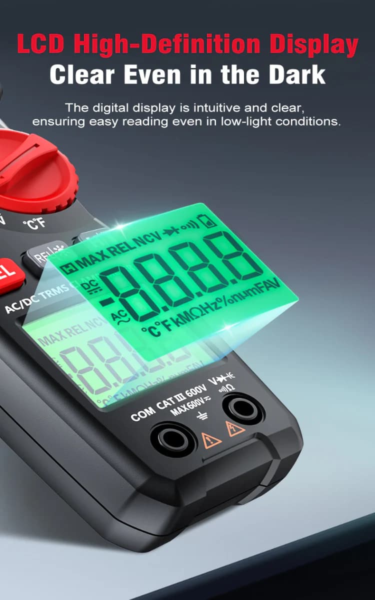 مولتی متر کلمپی AC/DC نویافا مدل NF-6304 – حرفهای و چندکاره – باگارانتی12ماهه — تصویر ۶