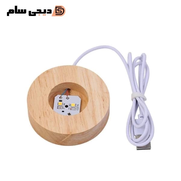 چراغ خواب مدل گوی کریستالی — تصویر ۷
