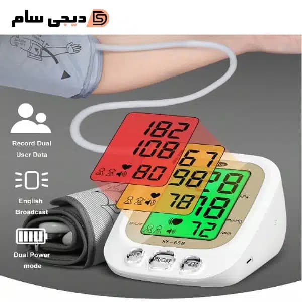 فشارسنج دیجیتال آرم استایل مدل BPRM8101 — تصویر ۳