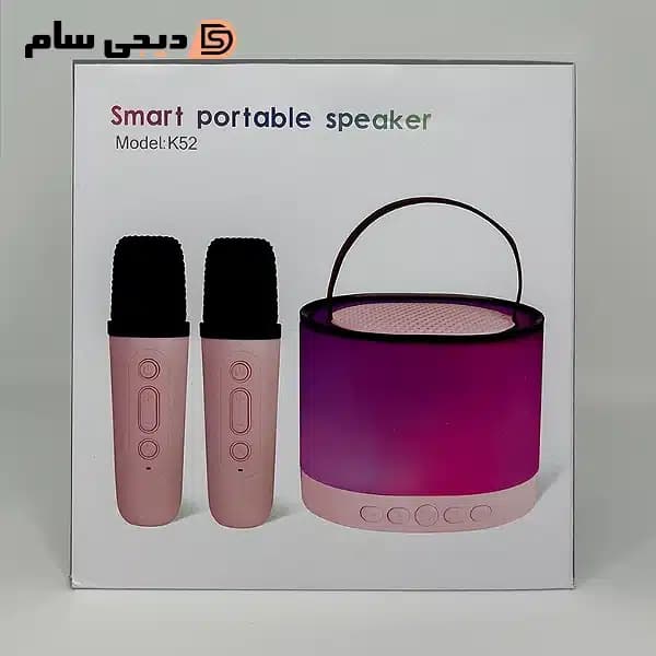 اسپیکر بلوتوثی مدل K52 به همراه میکروفن — تصویر ۸