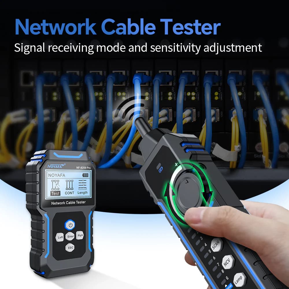 تستر شبکه نویافا مدل Noyafa NF-8209 Pro – باگارانتی 12 ماهه — تصویر ۴