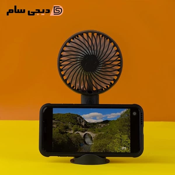 پنکه شارژی رومیزی قابل حمل — تصویر ۵