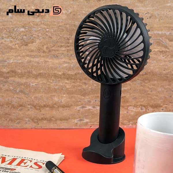پنکه شارژی رومیزی قابل حمل — تصویر ۶