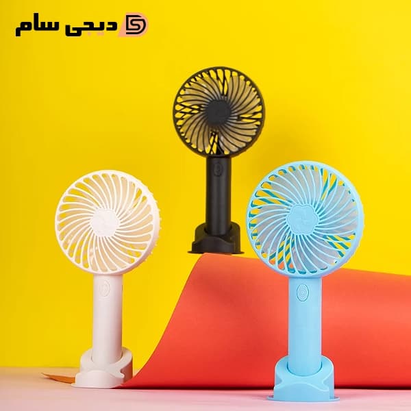 پنکه شارژی رومیزی قابل حمل — تصویر ۳