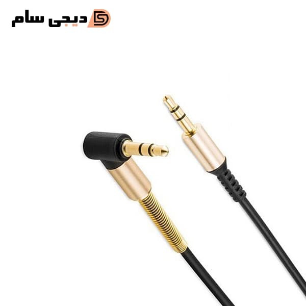 کابل AUX نود درجه سیلیکونی به طول 1.4 متر — تصویر ۲