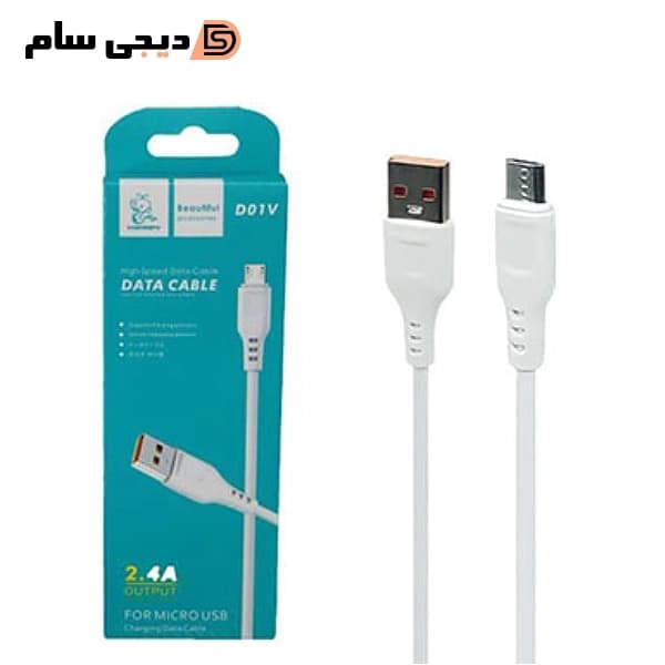 کابل شارژ میکرو یو اس بی به usb دنمن مدل D01T