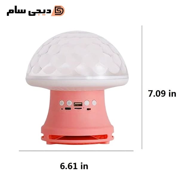 رقص نور و اسپیکر بلوتوثی قارچی — تصویر ۶