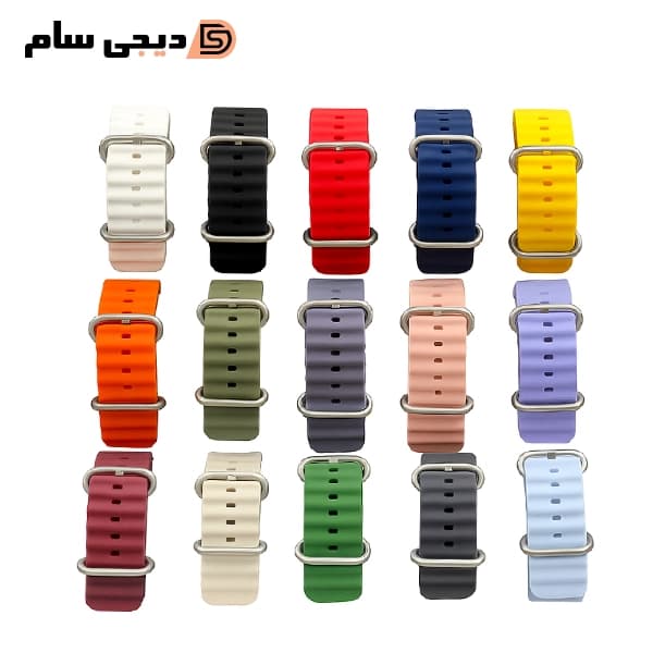 بند مدل Ocean مناسب برای اپل واچ 42/44/45/49 میلی متری