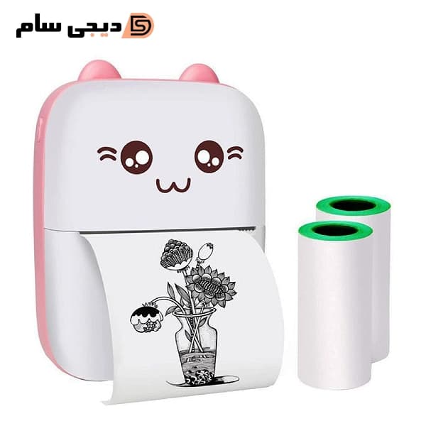 مینی پرینتر جیبی حرارتی مدل (خرگوشی) فانتزی
