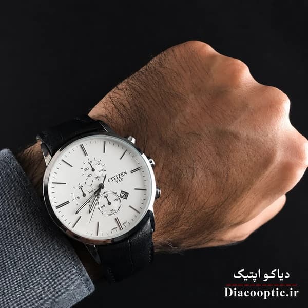 ساعت مچی مردانه موتور ژاپن برند سیتیزن مدل Do1278 چرمی — تصویر ۸
