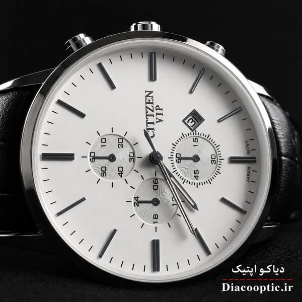 ساعت مچی مردانه موتور ژاپن برند سیتیزن مدل Do1278 چرمی — تصویر ۵