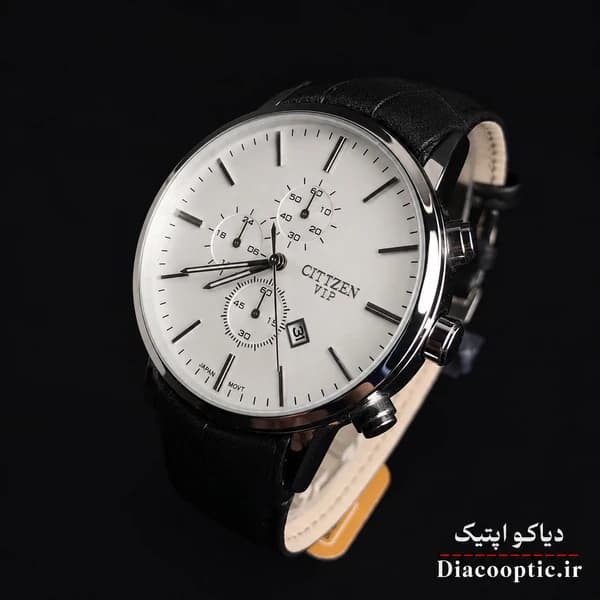 ساعت مچی مردانه موتور ژاپن برند سیتیزن مدل Do1278 چرمی — تصویر ۴