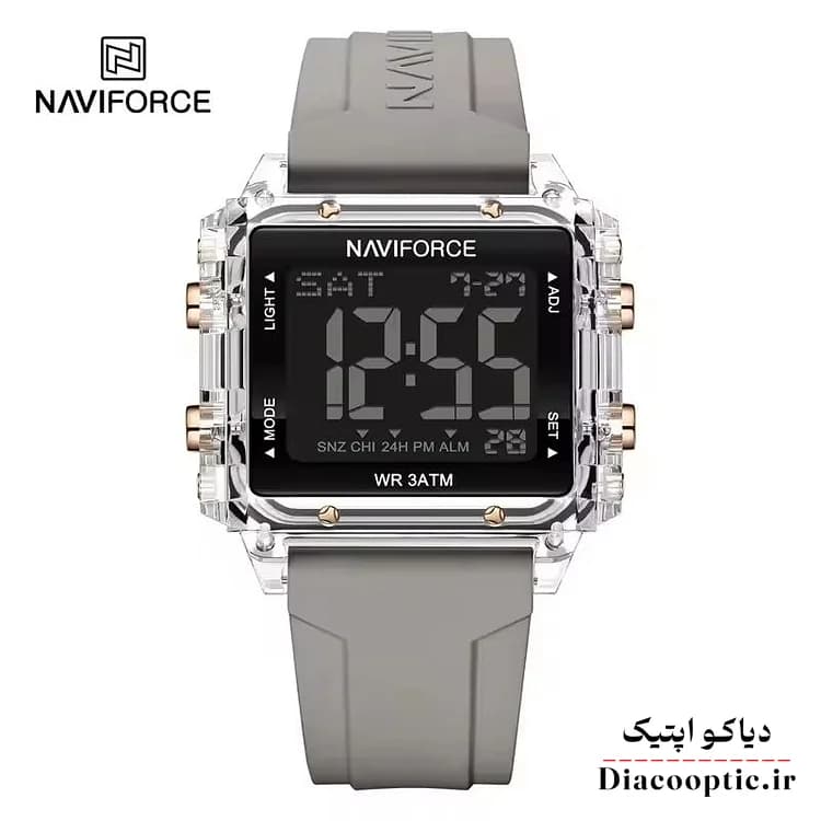 ساعت مچی زنانه دیجیتالی برند نیوی فورس مدل DO-NAVIFORCE 7101