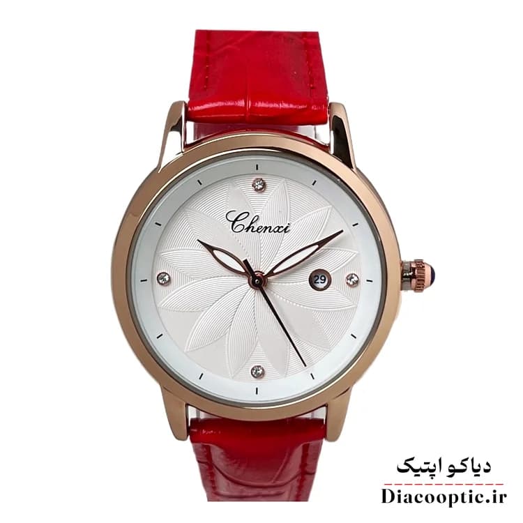 ساعت مچی زنانه برند چنکسی مدل DO-CHENXI 303 چرمی — تصویر ۳