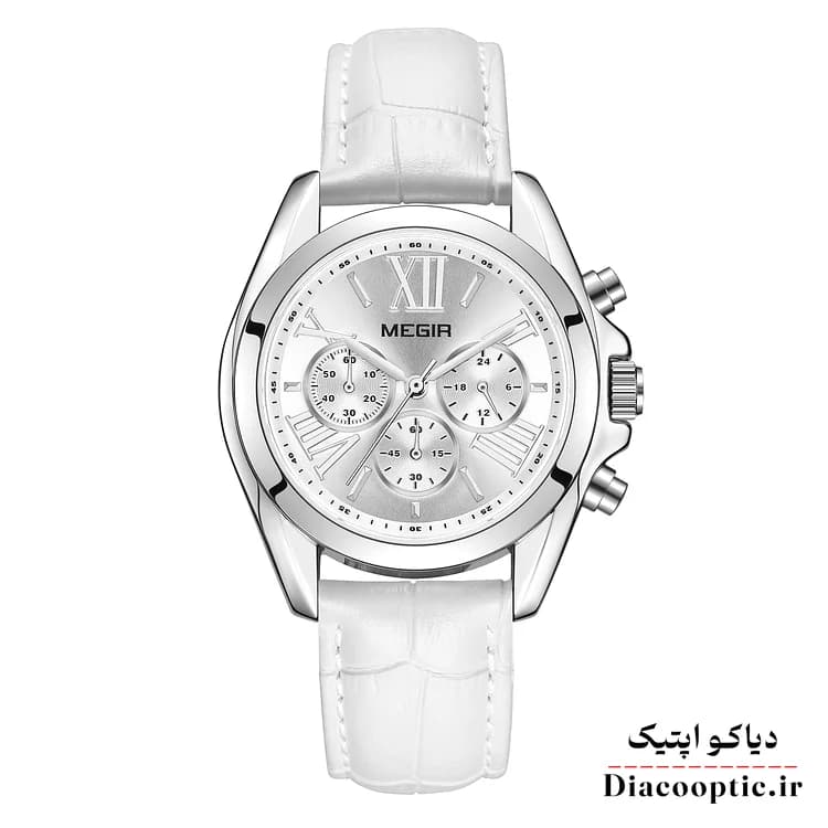 ساعت مچی زنانه برند مگیر مدل Do-MEGIR 2114 بند چرم