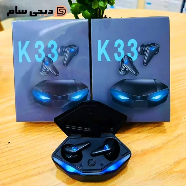 هدفون گیمینگ بی سیم مدل K33 — تصویر ۴