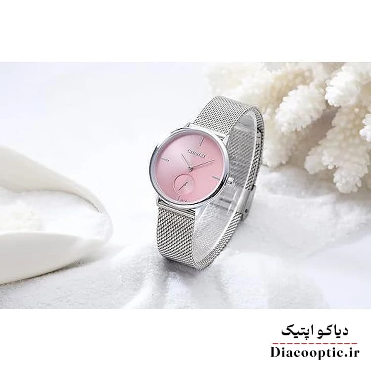 ساعت مچی زنانه برند چنکسی مدل Do-CHENXI 061 بند حصیری — تصویر ۲