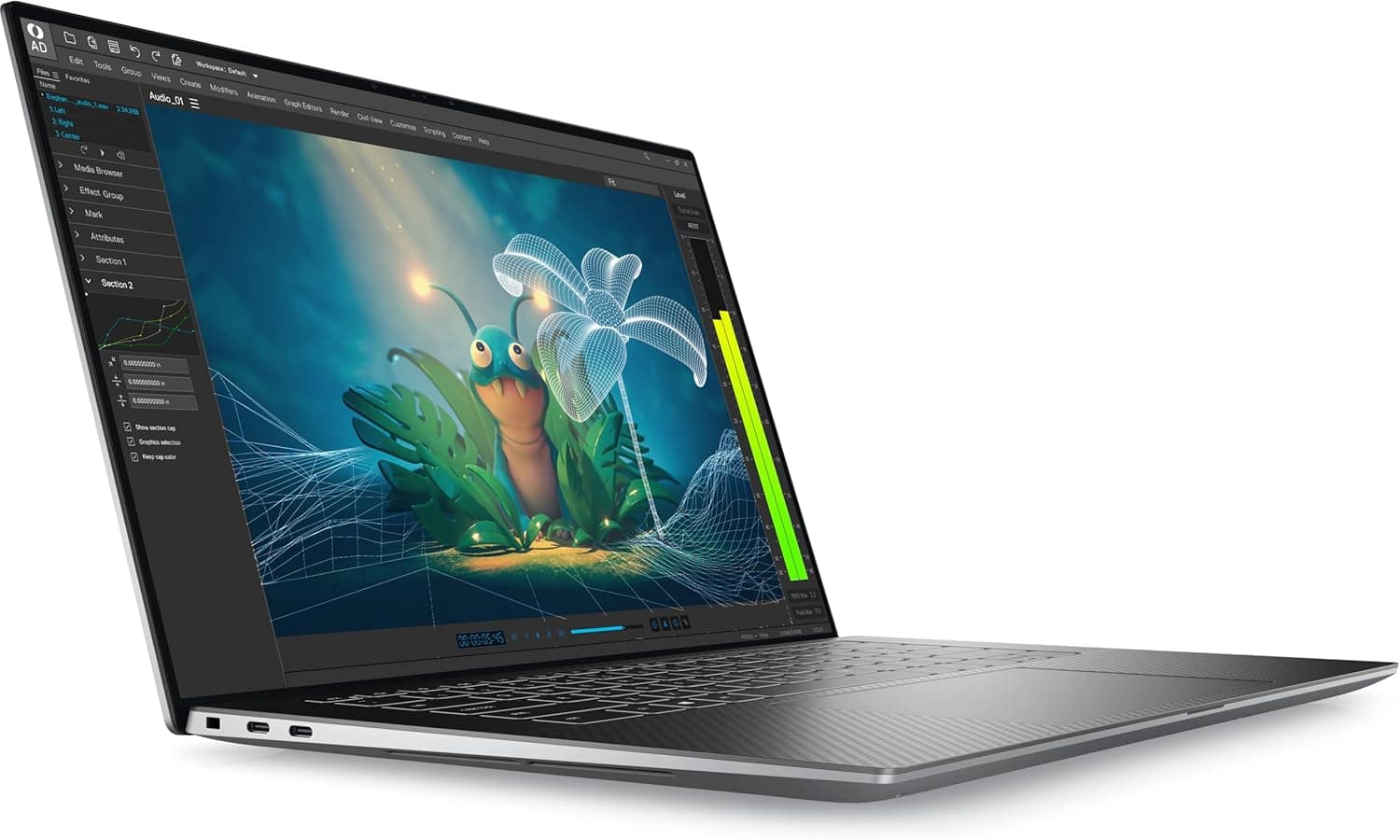 لپ تاپ گیمینگ دل DELL PRECISION 5570 | i9 12900 H | 16 DDR5 | 512 SSD | 8GB NVIDIA RTX A2000 | 15.6 FHD