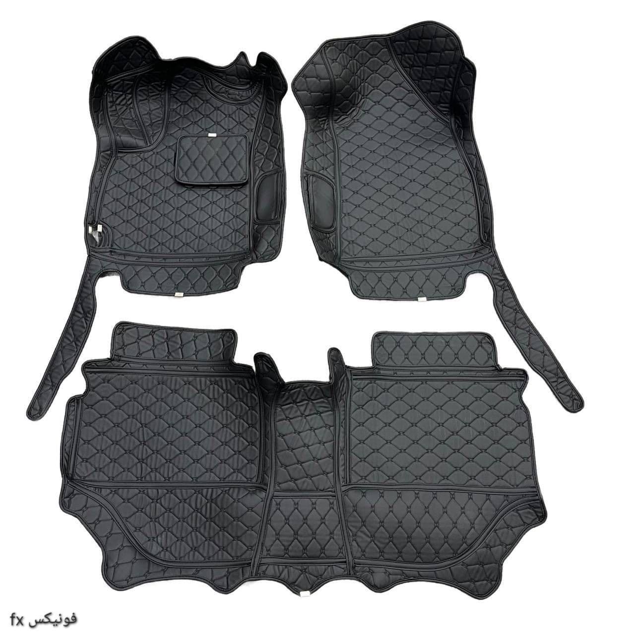 کفپوش چرم 6 بعدی گلدوزی شده فونیکس fx