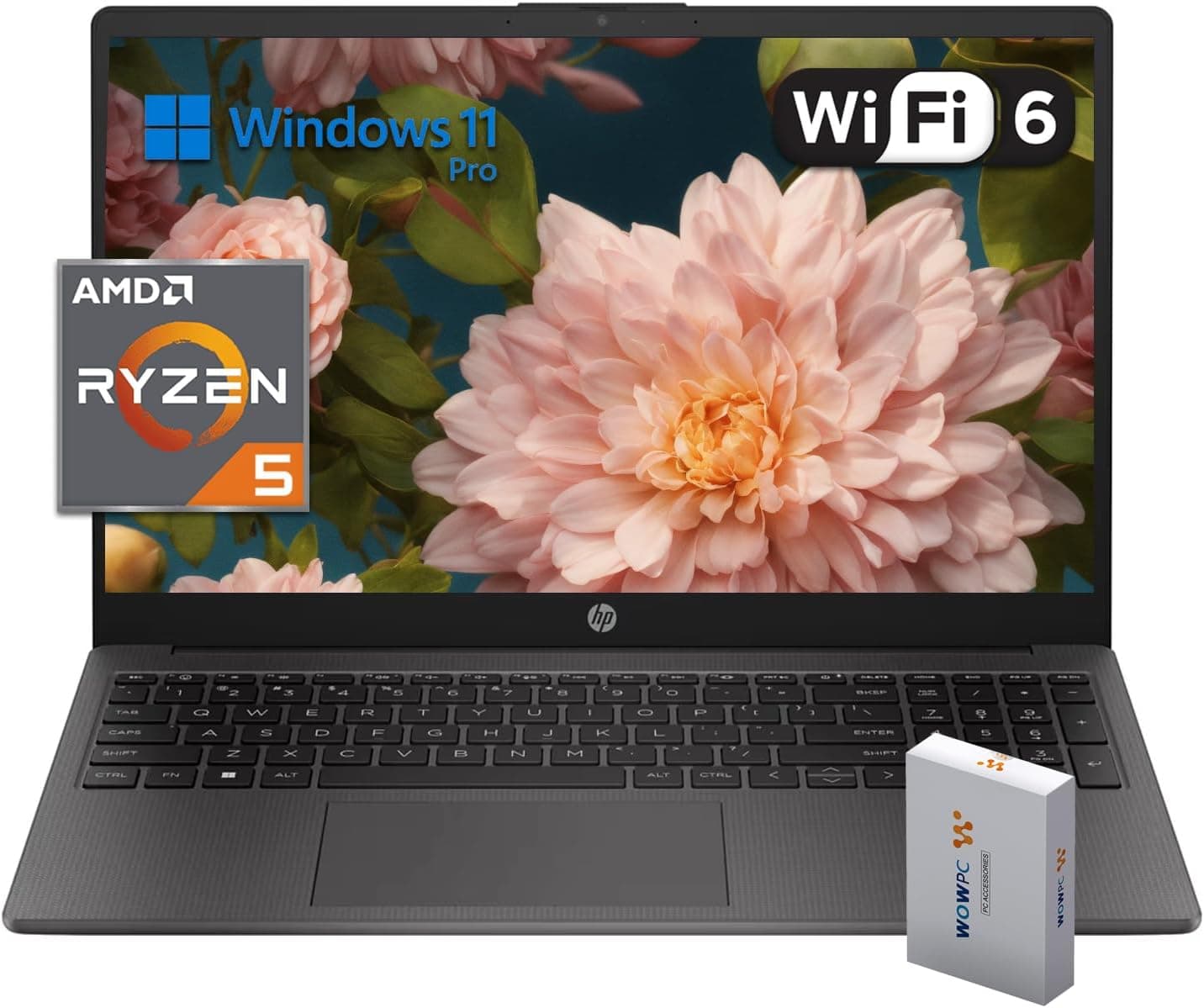 لپ تاپ اپن باکس اچ پی HP LAPTOP 15 OPEN BOX | RYZEN 3 7320 U | 8GB DDR4 | 512GB SSD | 512 MB AMD RADEON | 15.6 FHD