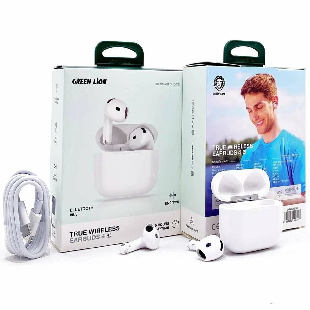 هندزفری بی‌سیم گرین لایون مدل True Wireless Earbuds 4 — تصویر ۵