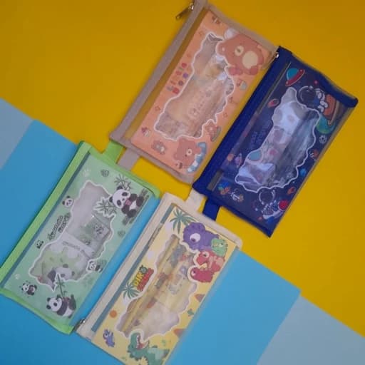 پک لوازم تحریر 7 تکه با جامدادی — تصویر ۳